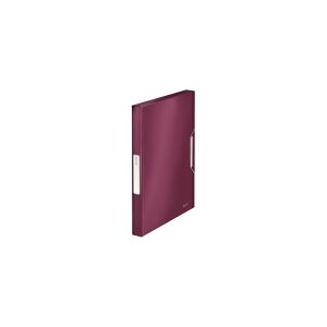 Leitz Style - Boksfil - rygbredde: 30 mm - for A4 - kapacitet: 250 ark - Ruby Red