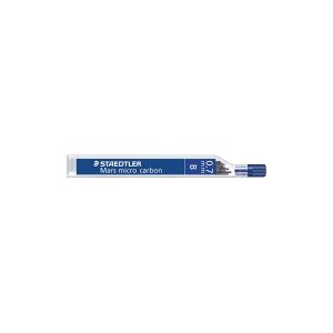 STAEDTLER Mars micro carbon - Blyantbly - B - jetsort - 0.7 mm (pakke med 12) - for graphite 760, 762, 779