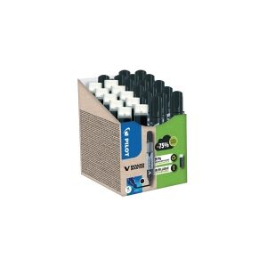 Pilot Pen Marker Pilot V Board Master Green Pack sort 10 stk. + 10 refills - (10 stk.)