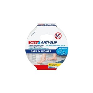 TESA ANTI-SLIP TAPE WIDTH 25MM LONG 5M, til badeværelser vandtæt H5553302 TESA