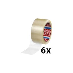 Pakketape Tesa 4280, PP, 50 mm x 60 m, transparent, pakke a 6 ruller