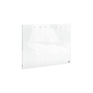 Nobo ugentlig planner magnetisk whiteboard glastavle 430x560 mm