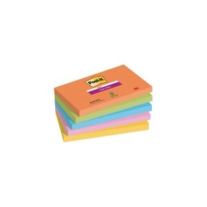 3M Super Sticky Notes Post-it Boost, 76 x 127 mm, pakke a 5 stk. med 90 ark