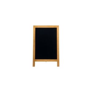 Gadeskilt Securit® Deluxe 55x85 cm teak farvet