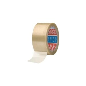 Pakketape Tesa 4120, PVC, 50 mm x 100 m, transparent, pakke a 6 ruller