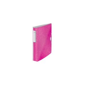 Leitz Active WOW SoftClick - Ringbind - for A4 - kapacitet: 280 ark - metallisk pink