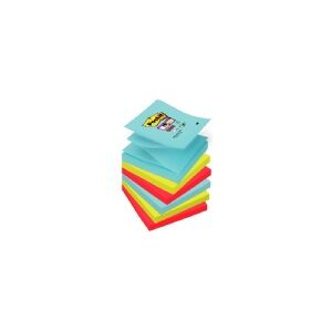 Post-it® Super Sticky Z-Notes Cosmic collection, 6 blokke, 76 mm x 76 mm