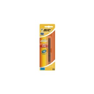 BIC Atlantis Refills Patroner til Kuglepenne Medium Spids – Sort, 2 stk. i Plastemballage Er din BIC Atlantis Fluid kuglepen løbet tør for blæk, men du vil fortsat gerne bruge den? Den er en leg at udskifte dens sorte patron: skru blot enden af og udskift