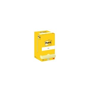 Post-it® Notes Canary Yellow 76x76 mm - (12 stk.)