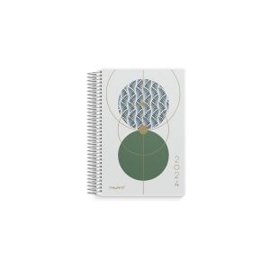 Mayland-Burde A/S Spiralkalender PP-plast med 4 Illustrationer med 1 dag pr./side 2024