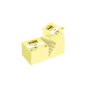 Post-It 3M klistermærke R330-CY 76x76mm 100 ark 12 stk. pr. pakke ( 7100290167 )