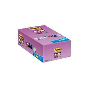 3M Post-it Super Sticky 655-P16SSCY-EU - Noter - 76 x 127 mm - 1440 ark (16 x 90) - kanariegul