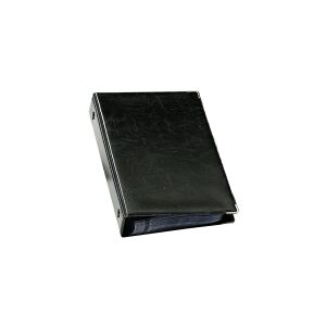 DURABLE VISIFIX - Visitkortbog - 12 dele - præ-trykt: A-Z - for 57 x 90 mm - kapacitet: 200 kort - med faneblade - sort