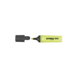 edding 345 - Highlighter - gul - vandbaseret blæk - 2-5 mm