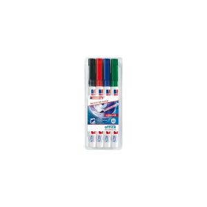 CD/DVD-marker edding 8400, rund, etui a 4 farver