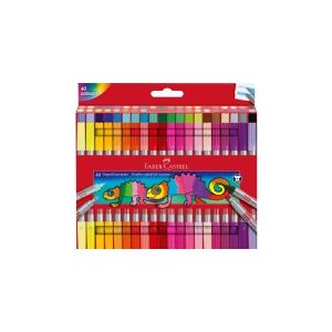 Faber-Castell 151140, 40 stk, Flerfarvet, Fin spids, Flerfarvet, Ungdom, Unisex