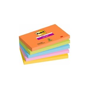 3M Super Sticky Notes Post-it Boost, 76 x 127 mm, pakke a 5 stk. med 90 ark