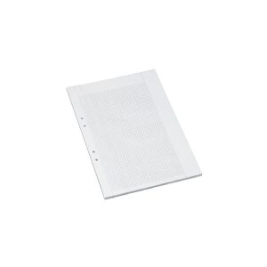 Bantex Eksamenspapir kvadreret 5×5mm A3 falset hvid (250 ark)