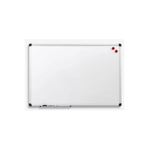 Naga Whiteboard 120x90 cm magnetisk med aluminiumsramme inkl. 1 marker og 2 magneter