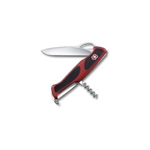 Victorinox RangerGrip 63, Locking blade knife, Multi-tool knife, Sort, Metallic, Rød, 5 værktøjer, 13 cm