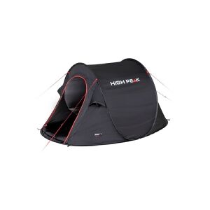 High Peak Vision 3, Camping, Hård ramme, Tunneltelt, 3 person(er), 2,26 kg, Sort