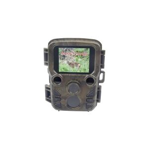 Berger & Schröter Mini Vildtkamera 20 Megapixel Black LEDer, Low Glow LEDer, Time lapse-videoer Camouflage