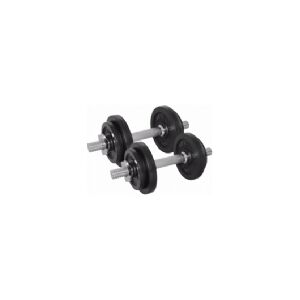 Tunturi Dumbbellset 20kg, with 2 Bars Screw