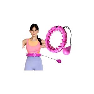 HMS OHA01 HULA HOP VIOLET MED FANER OG VÆGTE ONE FITNESS