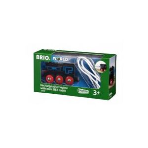 BRIO 33599 Genopladeligt lokomotiv m/ mini USB-kabel