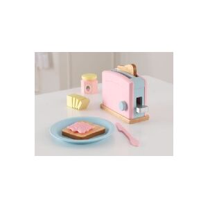 KidKraft Pastel Toaster Set, Pige, Flerfarvet, 70 mm, 180 mm, 160 mm, 1 kg