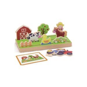 Viga 50183 closer-to-far 2-in-1 sea adventure and farm set