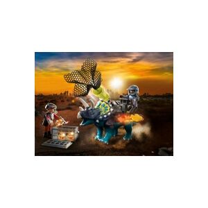 Playmobil Triceratops: Battle for the Legendary Stones, 5 År, Flerfarvet, Plast