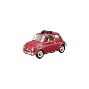 BBURAGO Fiat 500l 1968, Formonterede, Bybil model, 1:24, Fiat 500l, Rød