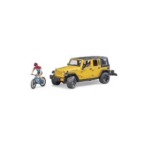 BRUDER 02543, Jeep, Mountain bike and cyclist, 4 År, Syntetisk ABS, Flerfarvet