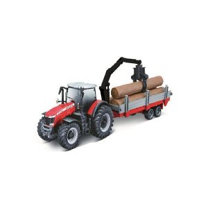 TOYMAX Massey Ferguson 8740S 10cm with Tree Forwarder