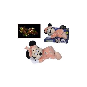 Simba Toys Disney Minnie Mouse soft toy, glow in the dark, 30 cm