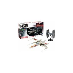 Revell X-Wing Fighter + TIE Fighter, Model af rumfærge, Monteringssæt, 1:57, X-Wing Fighter + TIE Fighter, Ethvert køn, Plast