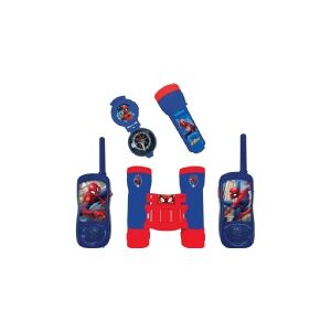 Lexibook adventure Spiderman med walkie-talkies op til 120 m, kikkert og kompas (RPTW12SP)