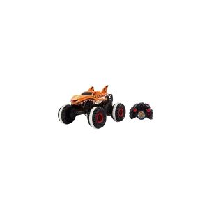 Hot Wheels Monster Trucks HWMT UNSTOPPABLE TIGER SHARK, fjernstyret bil, Monster lasbil, 4 År, AA, Plast, Sort, Orange