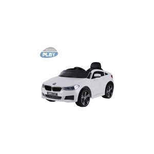 NSH Nordic Elbil BMW GT 12V med gummihjul, NORDIC PLAY Speed hvid (805-749)