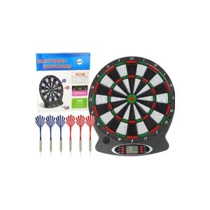 LeanToys elektronisk dartskive 43 cm x 38 cm