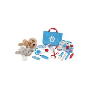 Melissa & Doug Examine & Treat Pet Vet Play Set, Læge, 3 År