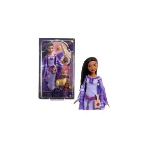 Mattel Disney Wish Asha of Rosas Adventure Pack Fashion Doll, Mode dukke, Hunstik, 3 År, Pige, 254 mm, Flerfarvet
