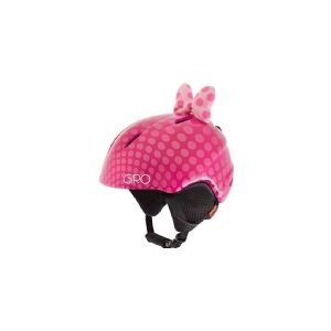 GIRO Helmet LAUNCH PLUS pink bow polka dots size XS (48.5-52 cm) (NEW 2020)