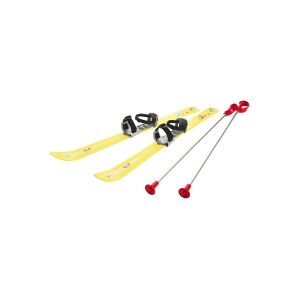 Gizmo Wanna Haves Ski til Børn 90 cm med skistave, Gul