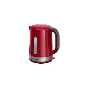 Bosch TWK6A514 - Kedel - 1.7 liter - 2200 W - deep red/black gray