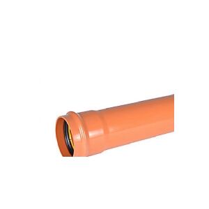 Nordisk Wavin PVC-kloakrør 250x3000mm SN8 - enkeltlagsrør, EN1401. Wavin
