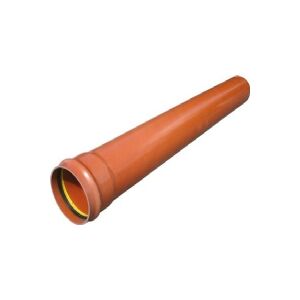 PVC-kloakrør 400x3000mm SN8 - enkeltlagsrør, EN1401. Uponor