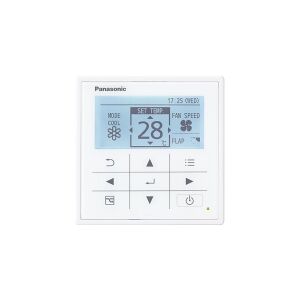 Panasonic fortrådet kontrolpanel CZ-RTC5B for styring til PACi og VRF med energi forbrug display og med Data Navi funktion.