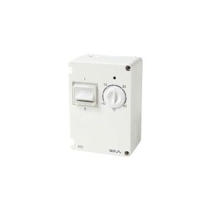 Danfoss DEVIreg 610 termostat IP44 10 A 2-pol, område (-10°C til +50°C) m dobbelt isololeret lednings føler